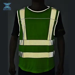 LX Custom Engineer Security Safety Vest Industrial Safety Vest Construction Reflective Safety Vest Yellow