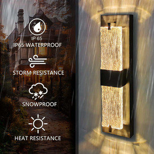 Lâmpadas De Parede Lâmpada Interior Conduzida Interior Ao Ar Livre Luxo Quarto Moderno Luz para Iluminação Do Corredor Jardim Lâmpadas De Parede Simples - Product Image 1