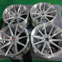Jantes de voiture de course à rayons multiples en alliage monobloc de 18 19 20 21 pouces, jantes brossées 5X112 5X120 forgées pour BMW M3 M4 M5 Mercedes Audi RS