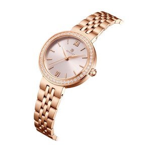 Montre à quartz de luxe à bracelet en silicone avec mouvement japonais et ambiance rétro classique - Product Image 3