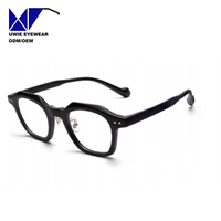Monture optique polygonale TR90 personnalisée OEM, taille 56-23-145, légère et confortable, pour adultes unisexes, conçue par notre équipe interne