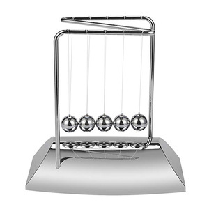 ZD365 Vente en gros de balles pendulaires électro-plaquées en forme de Z, jouets anti-stress pour adultes, <span class=keywords><strong>Newton</strong></span>'s Cradle, balles d'équilibre - Product Image 1