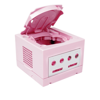 Coque de remplacement rose personnalisée pour GameCube, boîtier transparent pour console de jeux vidéo NGC DOL-001/DOL-101