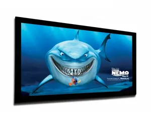 Fisso Schermo Del Proiettore, Perforato Acusticamente Trasparente Dello Schermo, 3d movie Home Theater Schermo Del Proiettore