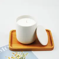Custom Cute Matte Ceramic Candle Vessel