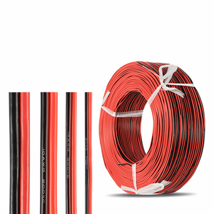 Dây Silicon Song Song Dây Điện Pin Lithium 2 Lõi Silicone Màu Đỏ Và Đen 14awg 16awg <span class=keywords><strong>18awg</strong></span> 20awg 22awg 24awg 26awg 28awg 28awg - Product Image 4