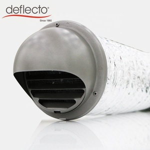 Capot <span class=keywords><strong>en</strong></span> acier inoxydable 304, pièces du système ventilation de la climatisation, revêtement de <span class=keywords><strong>poudre</strong></span>, sortie pour ventilation antirouille, murale, 4 pouces - Product Image 6