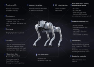 Unitree go2 lớn thể hiện quadruped thông minh Robot Chó Thông Minh Bionic đồng hành với giọng nói điều khiển từ xa làm bằng kim loại - Product Image 5