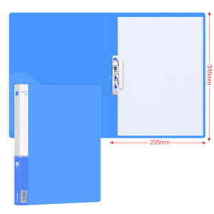 Carpeta de archivos expansible de material PP de gran capacidad con agujeros perforados de tapa dura para productos de archivo de almacenamiento de oficina - Product Image 3