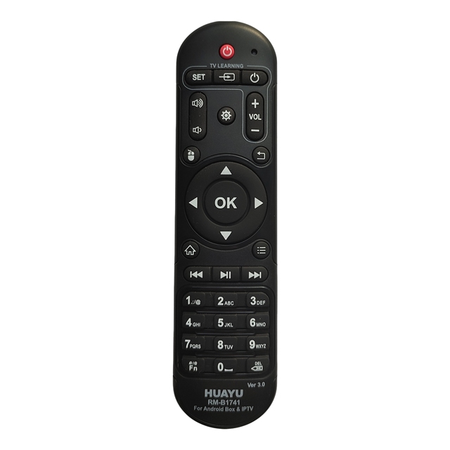 HUAYU RM-B1741 Ver.3 Infrared Learning Remote Control Use for Android BOX Android TV IPTV