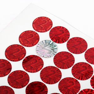 Etiquetas Adhesivas de Seguridad con Diseño Personalizado, Holograma, Código <span class=keywords><strong>QR</strong></span>, Lámina de Vinilo, Resistentes al Agua, para Promoción - Product Image 2