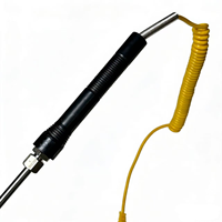 Thermomètre industriel de type K |   Sonde thermocouple de contact haute température pour jauge de température de surface électronique de haute précision OEM