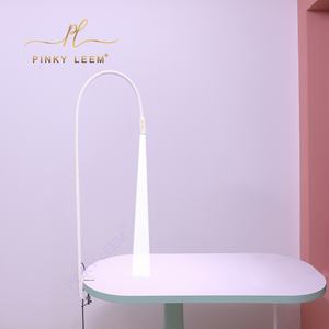 Pinky Leem 2025 Custom logo Portable White <b>Table</b> Clip Uv Lash Led Light <b>Lamp</b> Uv Lash Adhesive Professional Uv Light Lash Supples - Product Image 4