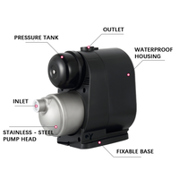 QY haute pression salle de bain domestique automatique Circulation pression d'eau maison pompe de surpression silencieuse intelligente pour la maison