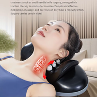 Dispositif de traction cervicale LICHANG, pompe à air électrique, soutien pour soulager les douleurs cervicales, masseur chauffant gonflable, étireur de colonne cervicale