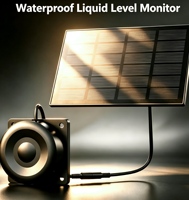 Moniteur de niveau de liquide intelligent Tuya WIFI alimenté par panneau solaire avec affichage du niveau de liquide