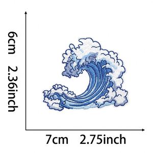 Nouveau patch thermocollant brodé pour vêtements, sacs à dos et chapeaux, motifs été, plage, golf, planche de surf, coq, soleil, vague, tortue - Product Image 4