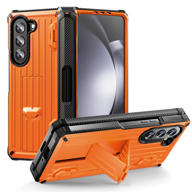 Full Body Shockproof Folding Kickstand Case for Samsung Galaxy Z Fold 5 4 3 Protective Cover