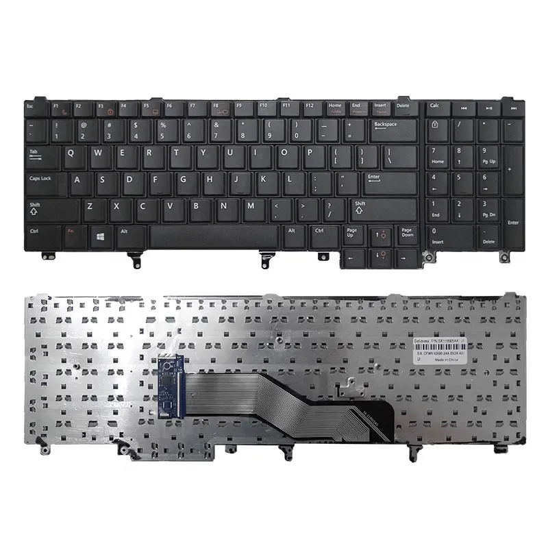 Nuevo teclado de ordenador portátil para Dell Latitude E6520 E5520 E5530 E6540 E6530 Precision M4600 M6600 M6700 M6800 M4700 0HG3G3