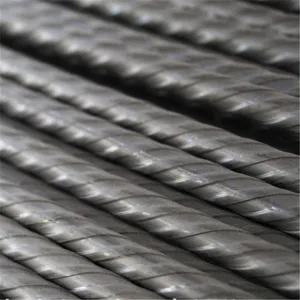 High Tensile Rod China Factory 3.2mm 5mm High Tensile 1470mpa 1770mpa 1860mpa Non Alloy Rib Prestressed Railway Concrete Pole Steel Rod Wire