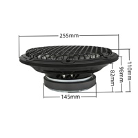 Haut-parleur de voiture ultra-plat à aimant puissant et longue course, directement de l'usine, pour mise à niveau audio haut de gamme de voiture, subwoofer ultra-plat