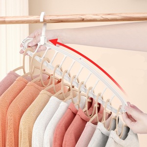 Percha giratoria multifuncional de 11 orificios para organizar el armario, con diseño sin marcas y forma rectangular. - Product Image 3