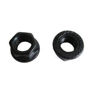 Écrou à bride à filetage fin M10 GB/T 6177.2, 1,25 mm, en fer, pour pièces de moteur diesel de générateur, écrou essentiel pour alarme d'huile de générateur - Product Image 1