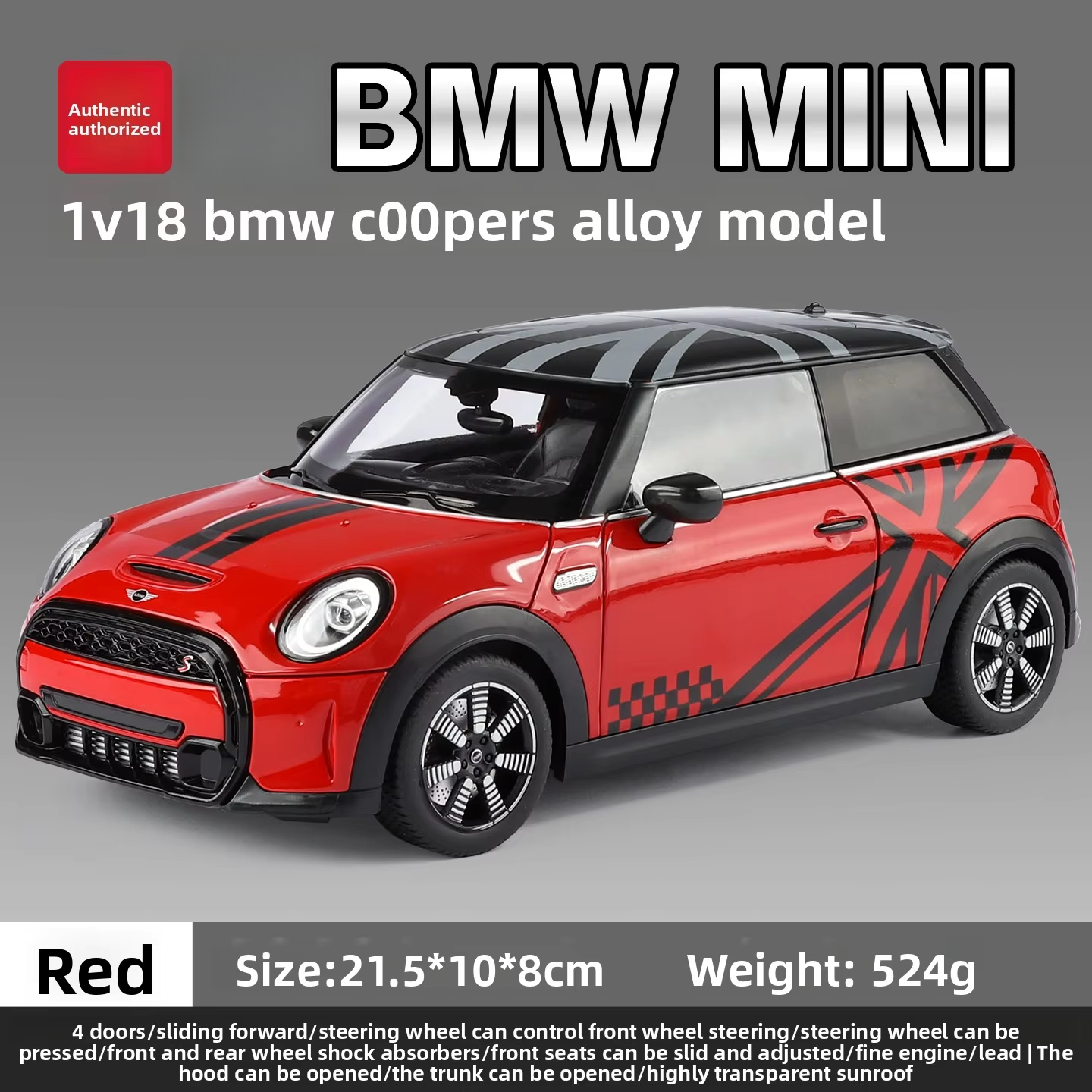 1/18 MINI Cooper S Red