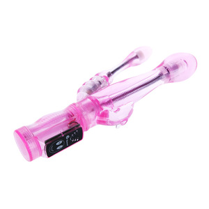 Vibrador de Doble Penetración con 6 Modos, Estimulación Triple del Punto G, Baja Frecuencia, Vibrador Anal para Masturbación, Juguetes Sexuales - Product Image 2