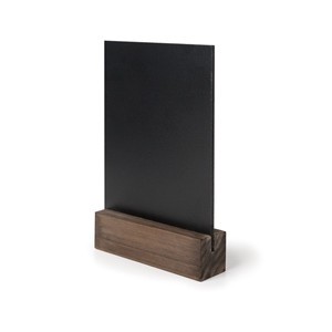 Porta Menu da Tavolo in Legno con Pannello a Gesso per Esposizione Ristorante - Product Image 2