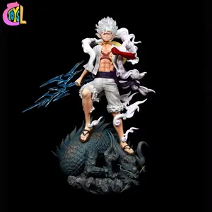 Anime bambola mobile GK Nica cinque attrezzi statua dazione Luffy collezione modello bambole giocattoli regali