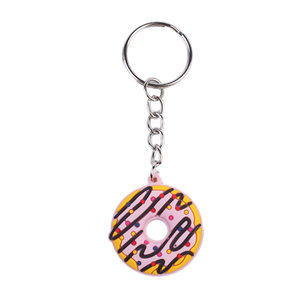 <span class=keywords><strong>PVC</strong></span> ngọt Donut Keychain nhẹ món tráng miệng thực phẩm dây móc khóa trang trí ba lô keyfob cho túi ví điện thoại di động - Product Image 5