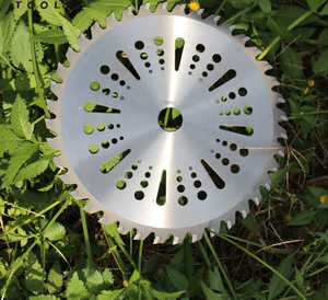 Lame de <span class=keywords><strong>coupe</strong></span> d'herbe pour mauvaises herbes et ronces épaisses 40T de qualité industrielle et bricolage - Product Image 3