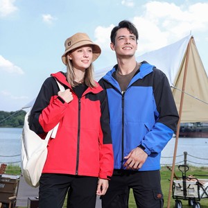 Veste de montagne doublée en polaire coupe-vent unisexe avec revêtement PU pour le voyage et le travail - Product Image 4