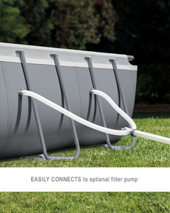 <span class=keywords><strong>INTEX</strong></span> 26364 boyut 7.32x3.66x1.32m ULTRA XTR dikdörtgen çelik Metal yapı iskeletli yüzme havuzu aile çocuklar ve yetişkinler için - Product Image 6