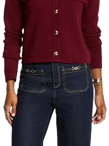 Custom Women Solid <b>Wool</b> Wonder <b>Yarn</b> Collared Button Front Regular Knit Cardigan Chest Pocket Anti-Pilling Wrinkle Resistant - Product Image 1