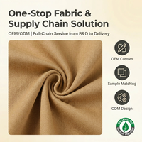 Tissu Sergé 100% Coton Biologique Certifié 108x56, Fil Teint Pur Coton, Matière pour Sac à Main Actif