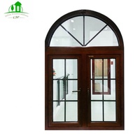 Ventana Abatible Arqueada de Aluminio de Alta Calidad, Insonorizada, con Mosquitera Magnética Colgante de Acero Inoxidable, 5 Años de Garantía para Cocina