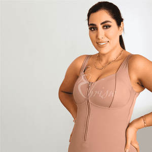 Ajusteur de corps et de poitrine <span class=keywords><strong>pour</strong></span> un usage quotidien et des occasions <span class=keywords><strong>Ceinture</strong></span> <span class=keywords><strong>abdominale</strong></span> Fermeture à glissière haute compression Taille Plus Cincher - Product Image 5