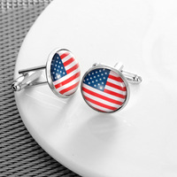 Fabricant 287 Pays Drapeau Conception Bouton de Manchette Conception Personnalisée Boutons de Manchette Boutons de Manchette pour Hommes
