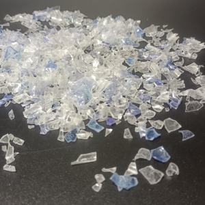 رقائق زجاجات PET معاد تدويرها 3A زرقاء وبيضاء، لصناعة التعبئة والتغليف، وهياكل زجاجات المواد الكيميائية اليومية، وأغطية صناديق الأدوات - Product Image 3