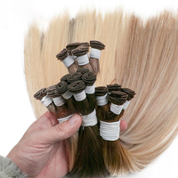 Extensiones de Cabello Humano Natural Ruso de Alta Calidad Honorhair, Trama Invisible Cosida a Mano