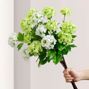 3 Đầu Nhân Tạo Lụa Tú Cầu Hoa Bó Hoa Cho Đám Cưới Tốt Nghiệp Giáng Sinh Trang Trí Nội Thất Hiện Đại - Product Image 2