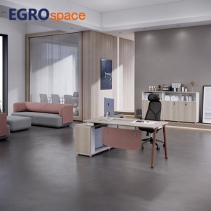 EGROspace Scrivania Moderna di Lusso in Legno per Ufficio, Tavolo Direzionale per Manager - Product Image 6