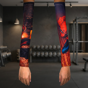 Custom Ladies Sublimation <b>Compression</b> <b>Arm</b> <b>Sleeves</b> with Elbow & Knee Pads Spandex & Nylon Pakistan Model AS-081 - Product Image 2