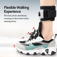Orthèse de traction et de levage pour pied tombant, pour la marche en extérieur, avec soutien et correction protecteurs pour usage quotidien
