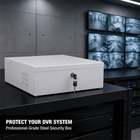 Boîte de sécurité DVR avec ventilateur de refroidissement |   Boîtier anti-effraction en acier de calibre 16 |   Tailles optionnelles : 15 po, 18 po, 24 po