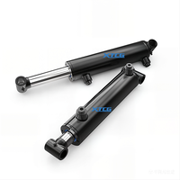 Silinder Hidrolik 3.5" Bore XTCG Berlapis Krom Keras Berbagai Ukuran Langkah Harga Terjangkau Silinder Hidrolik Mini Untuk Truk Dump Ganda