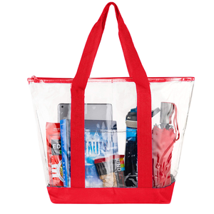 Bolsa de Compras Reutilizable, Resistente y Ecológica de PVC, Grande y Resistente, con Cierre de Cremallera, Ideal para Fin de Semana - Product Image 1