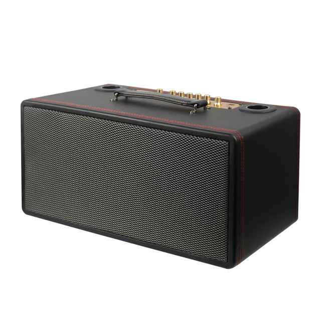 T Hot Portable Home Music Double 6.5 Inch Party Speaker With HiFi Stereo Big Bass Wireless FM Portable Speaker